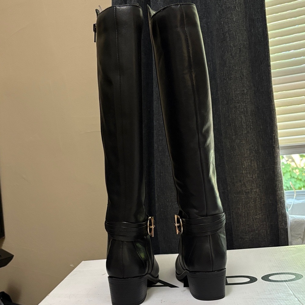 Aldo Women's Over the Knee Black Boots - Picture 2 of 10